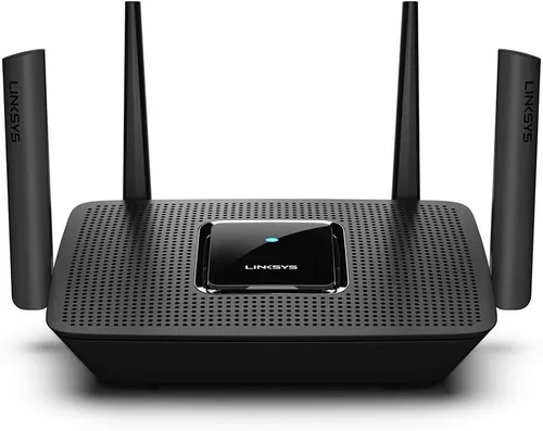 Linksys Router Wi-Fi de malla MR8300: velocidades de tres bandas de hasta 2.2 GHz, enrutador de malla inalámbrico para el hogar AC2200, procesador