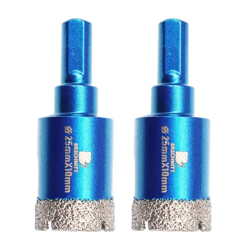 Miniatura 19 de Juego de brocas de núcleo de diamante seco, BRSCHNITT 1/4"*2, 5/16", 3/8" sierra de agujeros de diamante y brocas de carburo de 1/4"*3, 5/16"*2