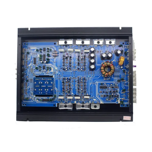 Miniatura 6 de YaeCCC Amplificador de alta potencia de 4 canales - Amplificador estéreo delgado de 4 canales de audio estéreo para automóvil Amplificador 4Ohm