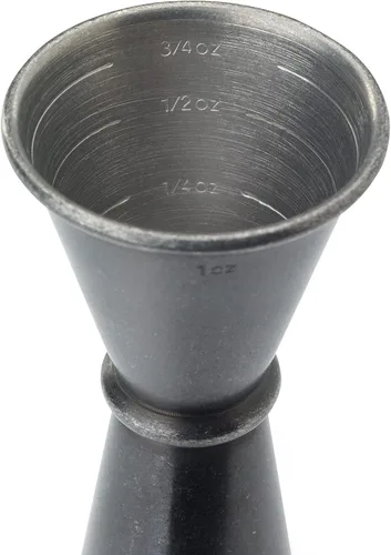Miniatura 5 de Barfly 1 x medidor de 2 oz. de estilo japonés, negro vintage