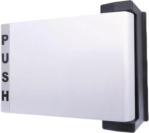elox Mango de paleta Deadlatch para Adams Rite estilo estrecho cerrojo de puerta de tienda Cerradura de embutir puerta a izquierda, color aluminio