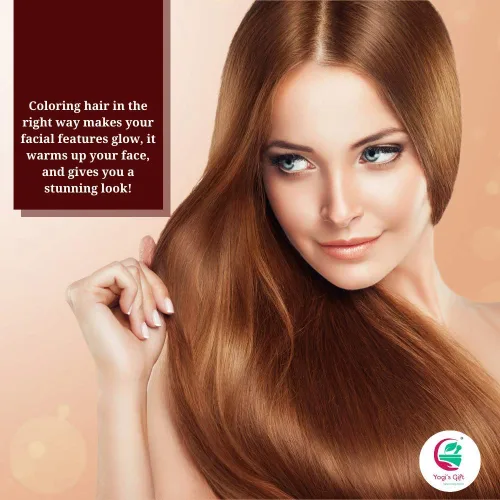 Miniatura 3 de YOGI'S GIFT - Polvo de henna para coloración de cabello (1.1 libras) - Color de cabello rojo 100% puro y natural - con alto contenido de Lawsone