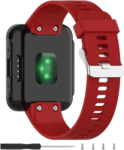 Miniatura 18 de Compatible con la correa Garmin Forerunner 35, bandas de repuesto de silicona Solf para reloj Garmin Forerunner 35