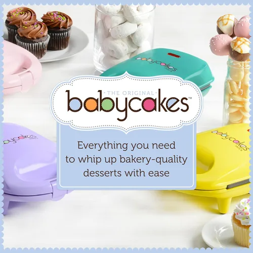 Miniatura 7 de Babycakes Mini Waflera de palitos de gofres de Select Brands - Mini Waflera de palitos de gofres para el desayuno - Cuenta con revestimiento