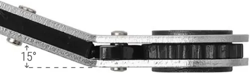 Miniatura 2 de Urrea Llave de desplazamiento reversible de 6 puntos 1181M 0.276 in x 0.315 in