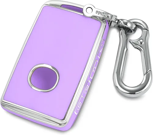 Miniatura 11 de Kirsnda Funda para llavero Mazda, funda con llavero, protección de TPU suave, 4 botones para llave 2019-2025 para 3, Hatchback, CX-50, CX-30, CX-70