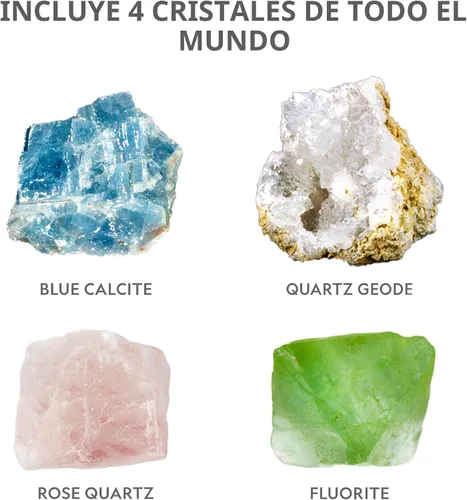 Miniatura 6 de National Geographic - Kit de cultivo de megacristales para niños, 6 cristales con soporte iluminado, regalos de ciencia para niños de 8 a 12 años