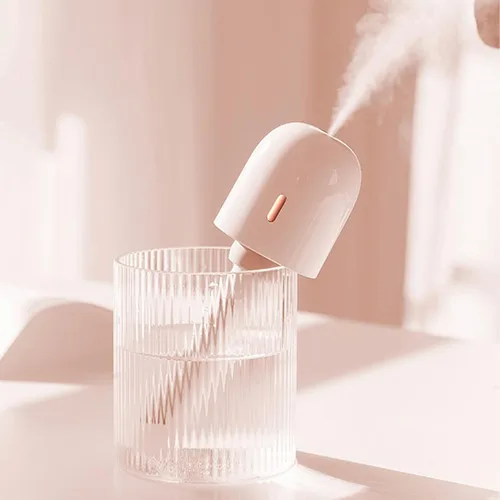 Miniatura 5 de Mini humidificador portátil, humidificador de niebla fría de 3.4 fl oz, varita humidificador recargable por USB, humidificador personal de viaje