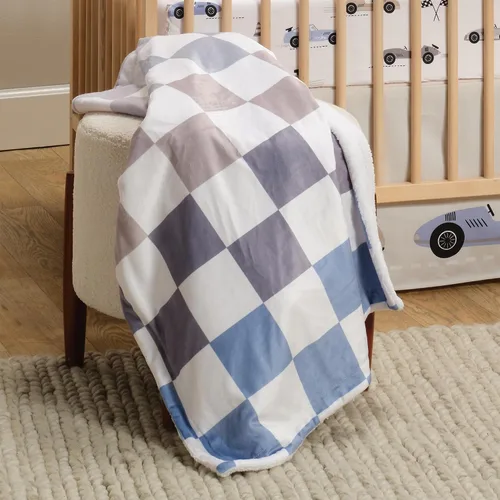 Miniatura 9 de Lambs & Ivy – Juego de cama para cuna de 3 piezas, diseño de autos/transporte, para bebé