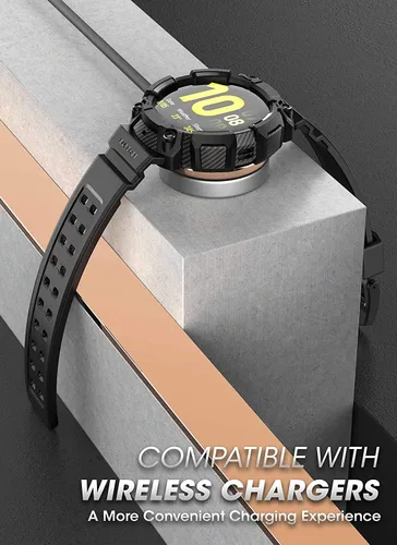 Miniatura 3 de SUPCASE Unicorn Beetle Pro Series - Funda para Galaxy Watch Active 2, resistente funda protectora con correas para Galaxy Watch Active 2