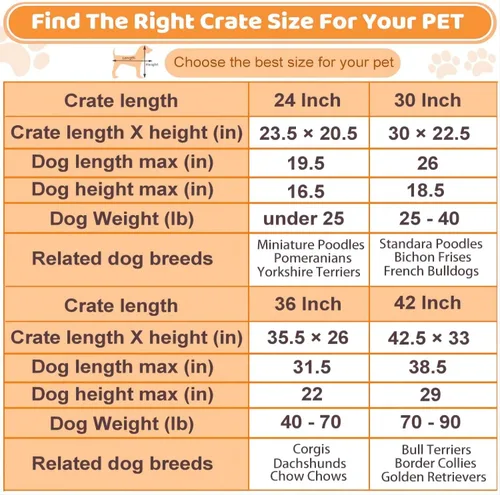 Miniatura 8 de HOMEY PET 61 cm Caja para perros de diseño plegable de color dorado para cachorros Ertra de tamaño pequeño con rejilla de suelo extraíble y bandeja