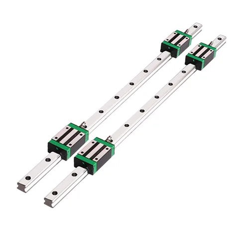 Miniatura 4 de Riel de Guía Lineal 2 X HGR 20-200mm Riel Deslizante Lineal + 4 X Bloques de Rodamientos Riel de Guía Lineal para Enrutadores CNC de Bricolaje