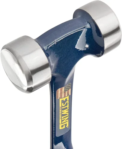 Miniatura 3 de Martillo de Liniero Estwing - Herramienta de Servicios Eléctricos de 40 onzas con cara lisa y agarre de reducción de impactos - E3-40L, azul