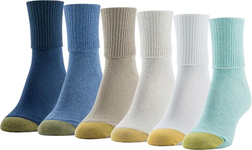 Miniatura 37 de GOLDTOE Calcetines clásicos para mujer, multipares