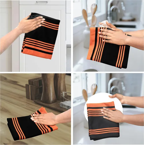 Miniatura 453 de Urban Villa Toallas de cocina 100% algodón para cocina (juego de 6) 20"x30" toallas de cocina altamente absorbentes, juego de ropa de cocina