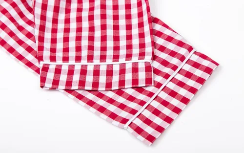 Miniatura 8 de Mud Kingdom Conjunto de pijama Boutique para niñas y niños, ropa de dormir de manga larga con cuello