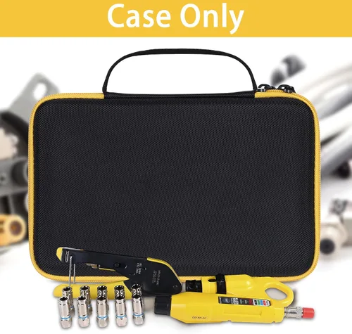 Miniatura 6 de Aenllosi Funda de transporte rígida de repuesto para herramientas y conectores de cable coaxial Klein Tools VDV002-818, soporte personalizado