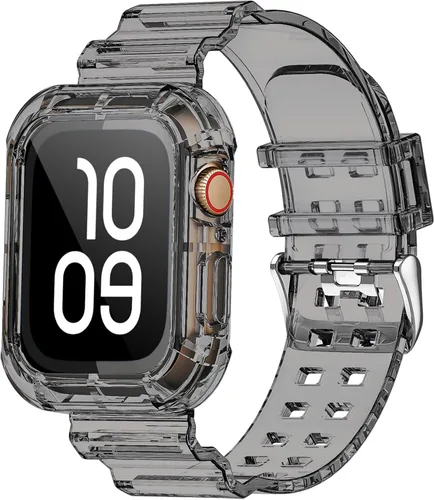 Miniatura 21 de NotoCity - Bandas transparentes para Apple Watch de 38 mm, 40 mm, 41 mm con estuche protector resistente transparente, compatible con Series 9, 8