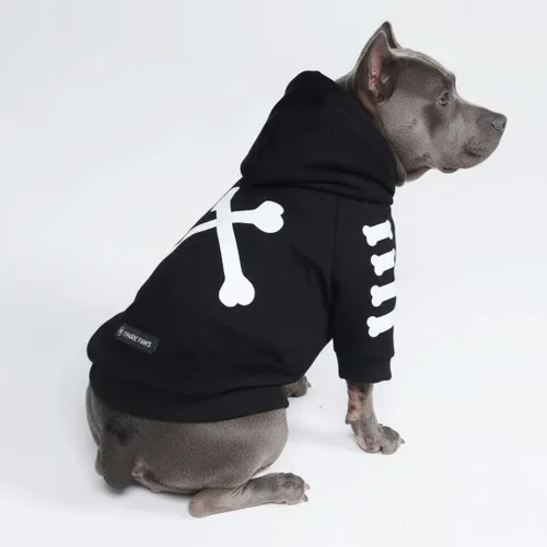 Miniatura 64 de Spark Paws Sudadera con capucha para perro, suéter de primera calidad para perros pequeños, medianos y grandes Trajes cálidos para bulldogs