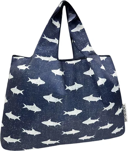 Miniatura 38 de allydrew Bolsas de comestibles reutilizables de nailon plegables grandes