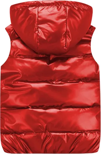 Miniatura 4 de Happy Cherry Chaleco acolchado, ligero, resistente al agua, para invierno, cálido, con capucha, sin mangas, para niños