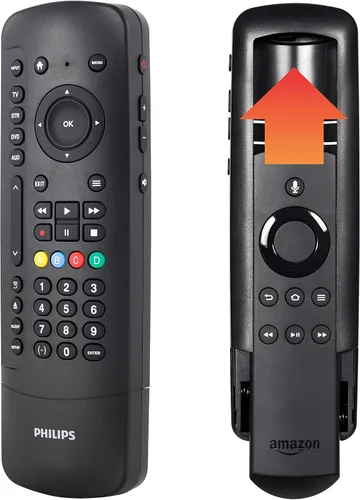 Philips SRP2024A/27 Control remoto universal con soporte deslizante para control remoto Fire TV y Fire Stick, control remoto de reemplazo compatible