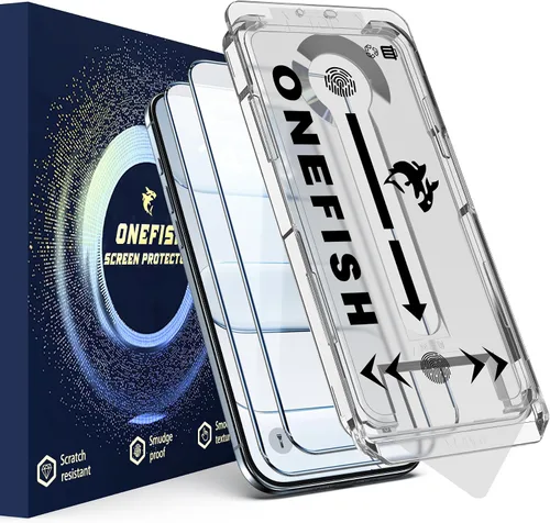 Miniatura 18 de OneFish Protector de pantalla de vidrio templado de borde completo para iPhone 11 Pro/XS/X de 5.8 pulgadas, paquete de 2 refuerzos de bordes, HD