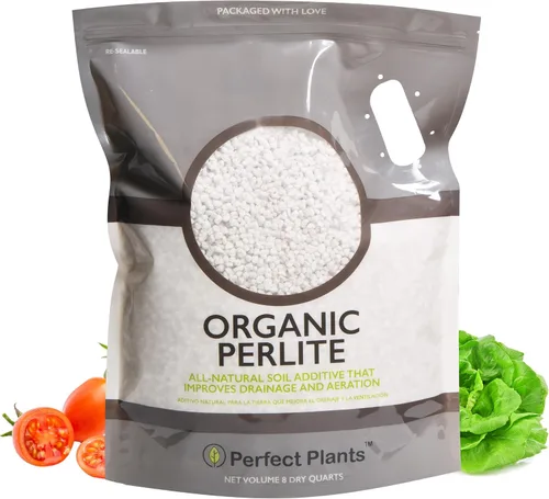 Miniatura 7 de Perlita Orgánica de Perfect Plants — 4 cuartos. Aditivo Natural para Tierra de Plantas de Interior y Exterior en Contenedores — Drenaje Mejorado