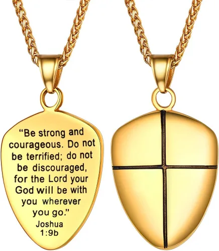 Miniatura 170 de U7 Saint Benedict/Michael Medal Necklace, 316L Stainless Steel Virgin Mary Necklace for Men Women, Bible Verse Protection Necklace Catholic