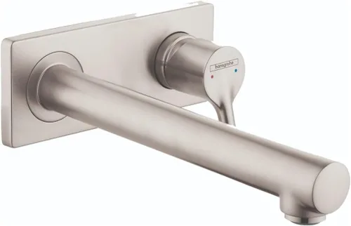 hansgrohe Talis S 72111821 - Grifo para lavabo de baño de 2 4 pulgadas de alto, moderno, de alta calidad, fácil de limpiar, con 1 manija