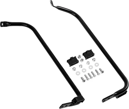 Miniatura 4 de TCT-MOTORPARTS Kit de soporte de alforja para Harley Road King Glide Electra Glide FLHT CVO Street Glide Classic1997-2008 07 Negro A# Negro