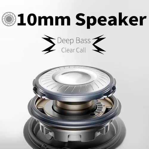 Miniatura 3 de Redpepper Auriculares inalámbricos con cancelación activa de ruido Bluetooth 6.0 con micrófonos incorporados, llamadas claras de 0.14 oz