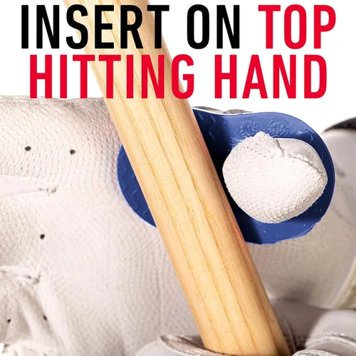 Miniatura 5 de Franklin Sports Entrenador de swing de bate de béisbol - Entrenador de agarre Gator Grip Azul marino