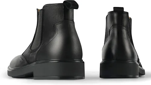 Miniatura 4 de Cliduli Botas Chelsea hechas a mano para hombre, cómodas botas de cuero genuino