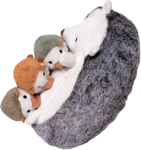 Miniatura 3 de Manhattan Toy Nursing Nissa Nurturing - Erizo de peluche con cerditos de peluche para bebés