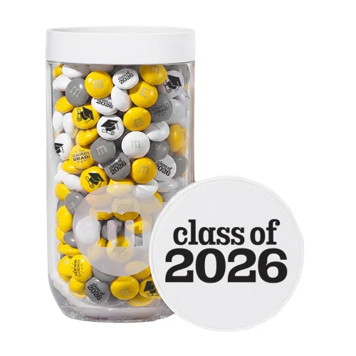 Miniatura 13 de M&M'S World Paquetes individuales de M&M'S con temática de graduación con iconos de felicitaciones YAY!, para recuerdos de fiesta de graduación