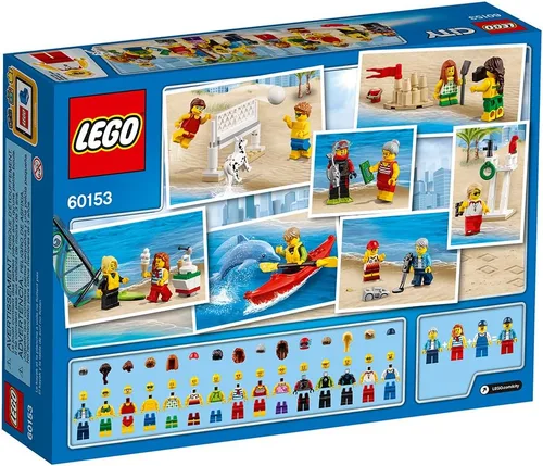 Miniatura 7 de LEGO City Town People Pack - Fun at The Beach 60153 Kit de construcción (169 piezas)