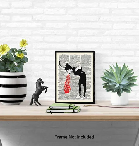 Miniatura 4 de Banksy Graffiti Dictionary Art - Impresión fotográfica de 8 x 10 pulgadas, regalo único y genial para fanáticos de los murales urbanos, habitación