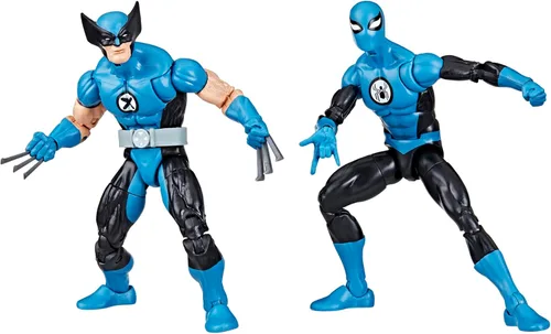 Miniatura 2 de Marvel Legends Series Wolverine and Spider-Man, Fantastic Four Comics - Figura de acción coleccionable de 6 pulgadas, paquete de 2