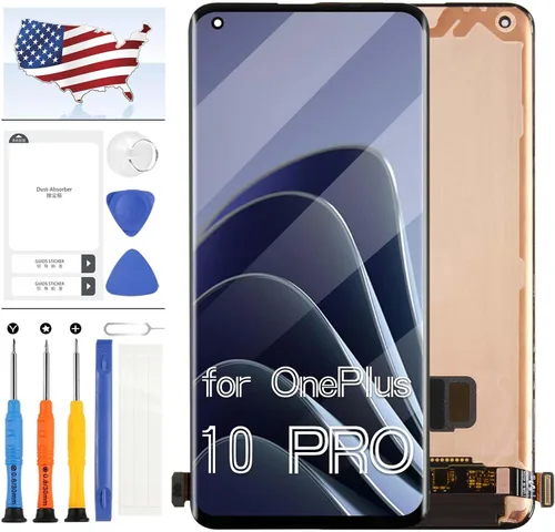 A-MIND OLED para OnePlus 10 Pro Reemplazo de pantalla para OnePlus 10 Pro 5G 6.7 pulgadas pantalla LCD táctil digitalizador Asamblea NE2210 NE2211