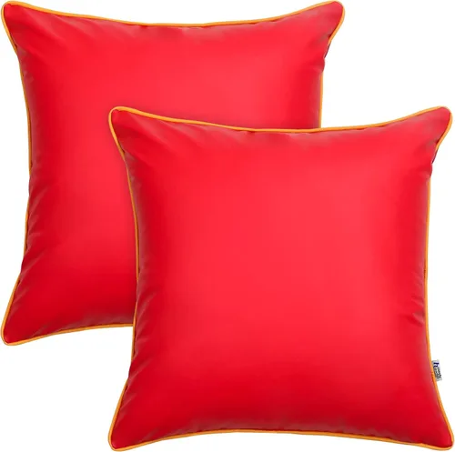 Miniatura 12 de Paquete de 2 fundas de almohada para exteriores de 12 x 20 pulgadas, resistente al agua, de piel de silicona, resistente a los rayos UV, resistente