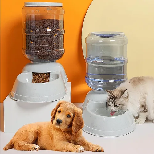 Miniatura 6 de Comederos automáticos para perros - Dispensador de comida por gravedad de 3 galones de capacidad para perros grandes y gatos