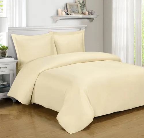 Miniatura 4 de Royal Hotel Bedding Juego de funda de edredón de viscosa derivada de bambú de lujo con edredón alternativo de plumón, 4 piezas, tamaño matrimonial