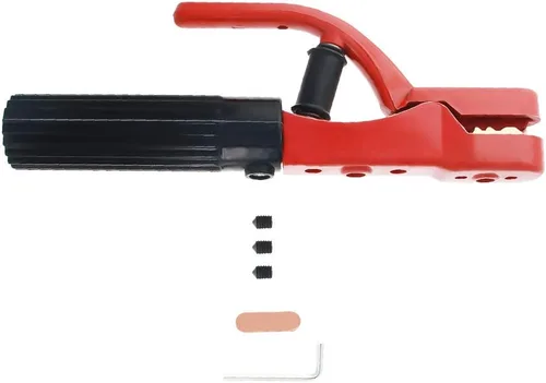 Miniatura 2 de Utoolmart Soporte de electrodo de soldadura, 800 amperios, abrazadera de electrodo de alicates de sujeción de mandíbula resistente de cobre