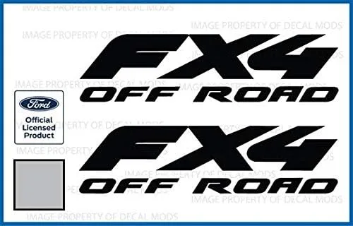 Miniatura 12 de FX4 Offroad - Adhesivos troquelados para Ford F250 F350 Super Duty (1997-2010), juego de 2 unidades, color negro brillante
