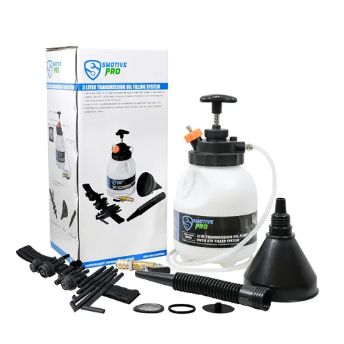 Miniatura 6 de SMOTIVEPRO Bomba de fluido de transmisión automotriz Sistema de llenado ATF Bomba manual de transferencia de fluidos 3L con 12 adaptadores