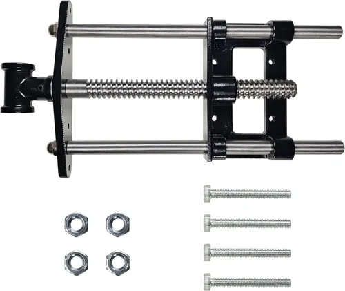 Miniatura 9 de HFS(R) 10.5 Pulgadas Tornillo de Banco de Carpintería de Servicio Pesado para Banco de Trabajo, Tornillo de Metal con Chapado en Cromo