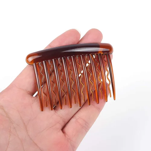 Miniatura 3 de 18 peines de plástico para dientes de pelo, accesorios para el cabello fino