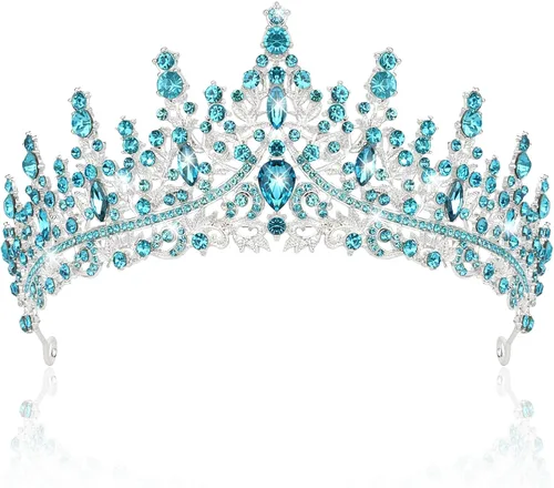 Miniatura 22 de CIEHER - Tiaras y coronas para mujeres y niñas - Regalos de corona para novia, boda, graduación, cumpleaños y Navidad