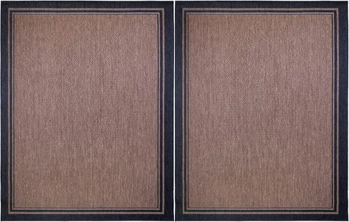 Miniatura 46 de Gertmenian Alfombra de Área Clásica de Tejido Plano para Interiores y Exteriores, Alfombra Resistente a Manchas y Rayos UV, Terraza, Patio, Junto a